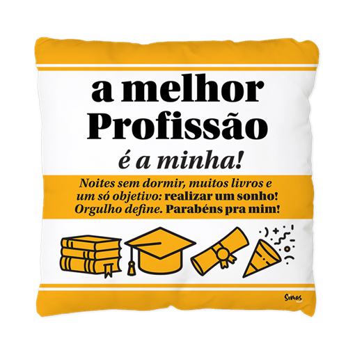 Almofada Quadrada Profissões - A melhor