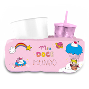 Almofada para Pipoca Individual Kids - Meu Doce Mundo