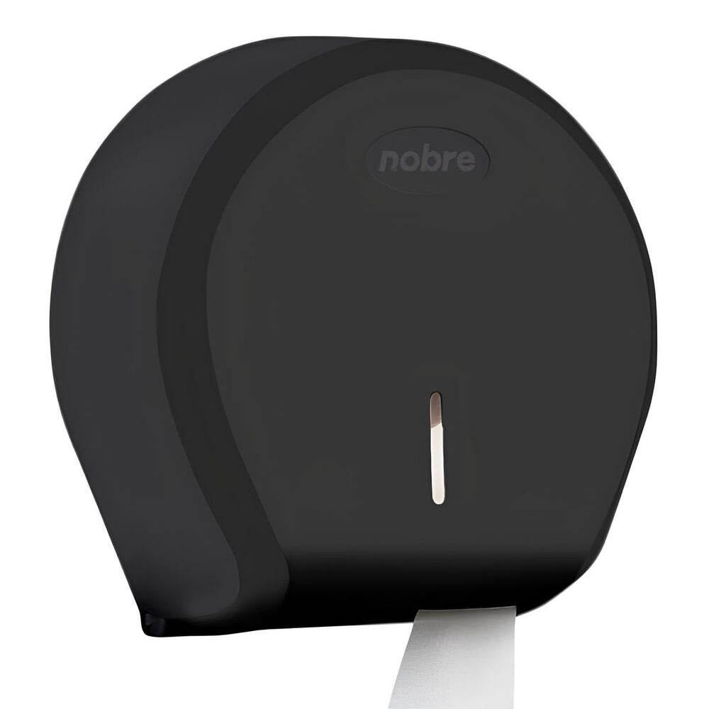 Dispenser para Papel Higiênico Rolão 300/500m - Preto New Classic - Nobre