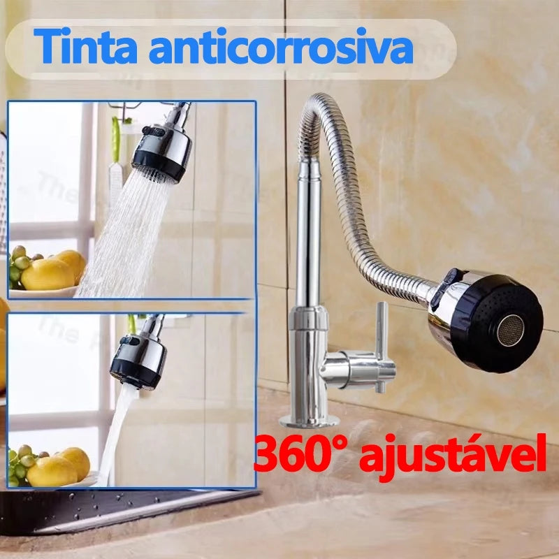 Torneira Moderna de Parede para Pia – Cozinhas Gourmet