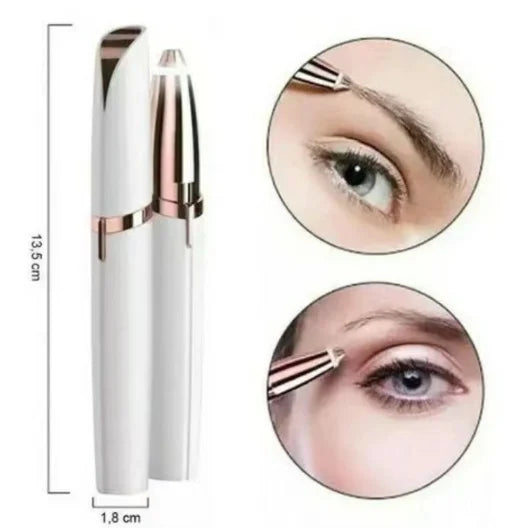 Epilador Elétrico para Sobrancelhas em Caneta, Recarregável via USB, Removedor com Fita