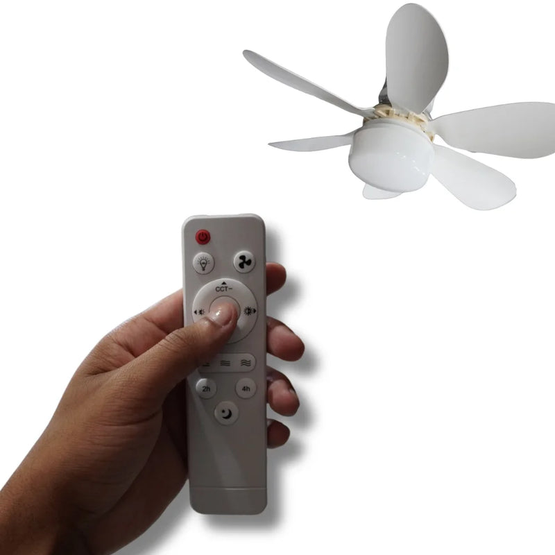Ventilador de Teto com Luz LED e Controle Remoto — Iluminação e Conforto