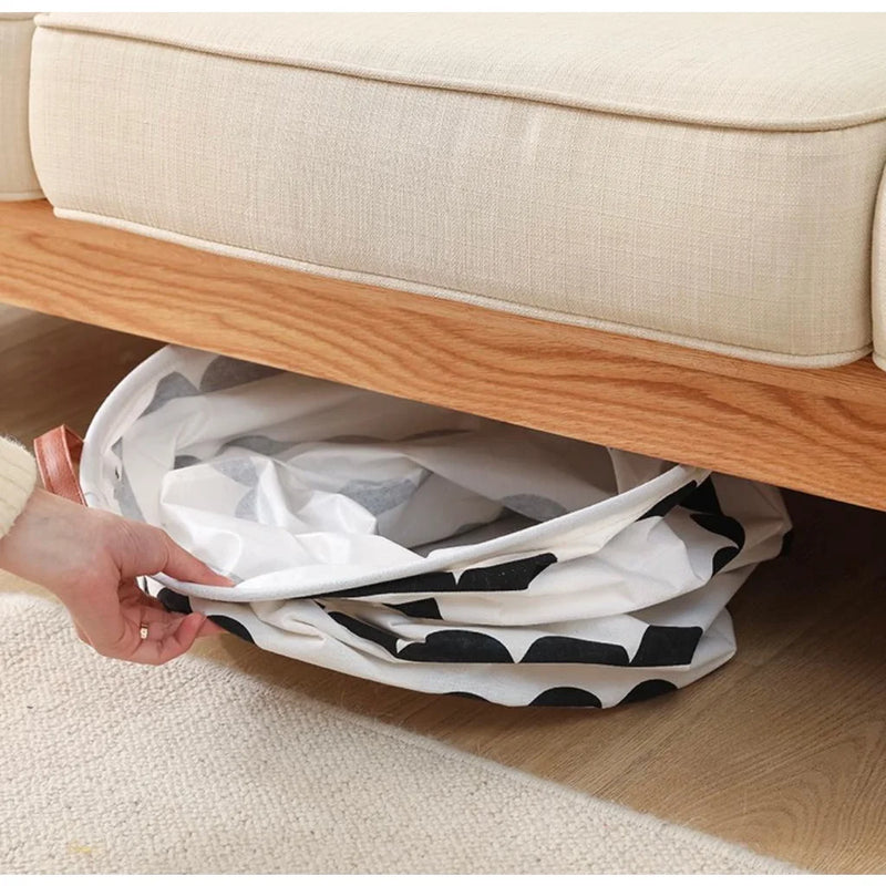 Cesto Dobrável para Roupas Sujas em Tecido – Organizador Prático e Multifuncional para Casa e Brinquedos