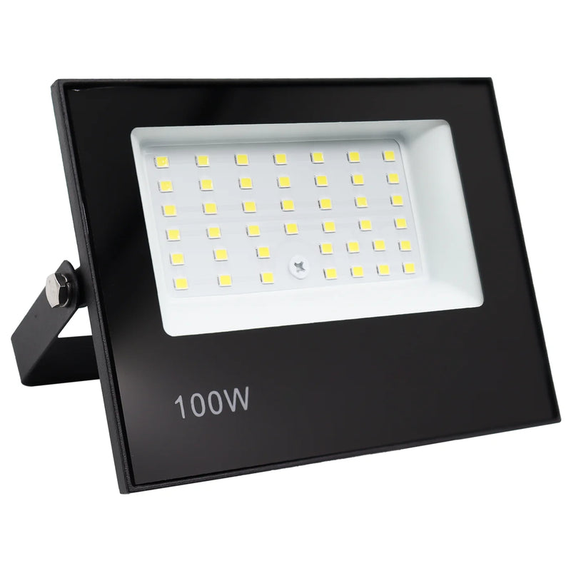 Refletor de LED 100W Holofote Bivolt à Prova d'Água Luz Branca Forte
