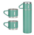 Garrafa Térmica 500ml Com Xícara Café Chá a Vácuo Inox Com 3 Xícaras Vacuum Flask Set 500ml Várias Cores Embalagem Presente