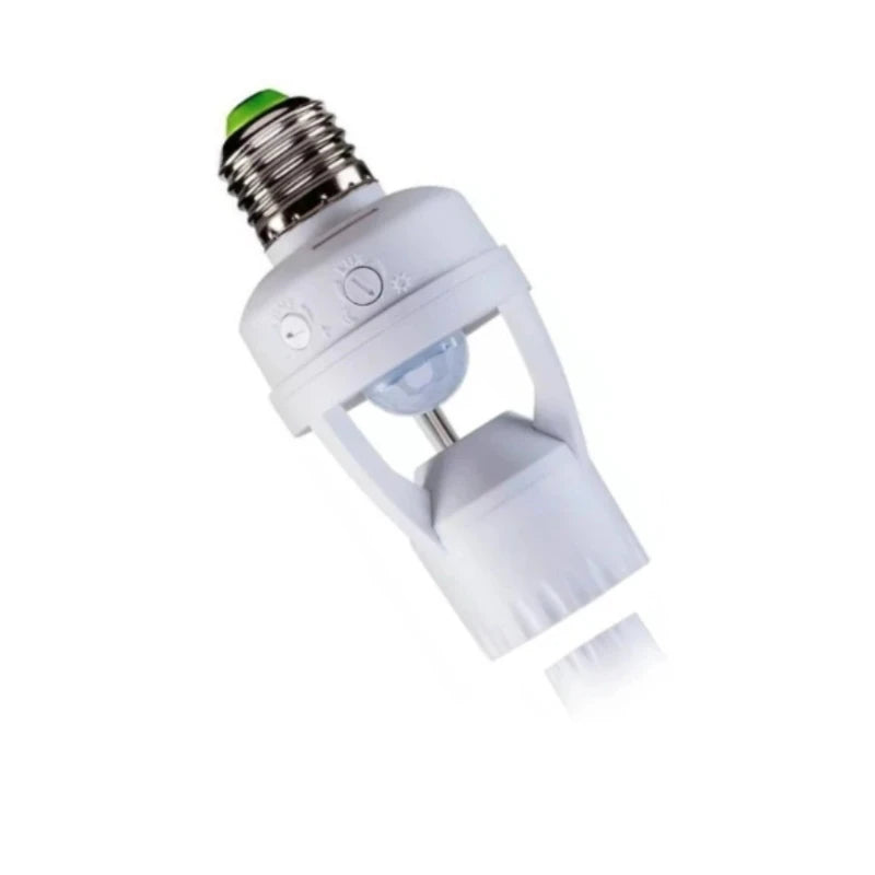 Sensor de Presença com Fotocélula para Soquete E27 – Bivolt Automático
