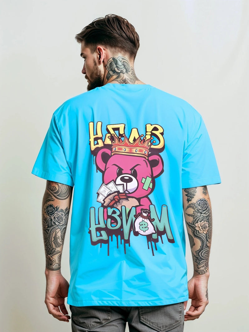 Camiseta Masculina Streetwear Unissex Bear Money