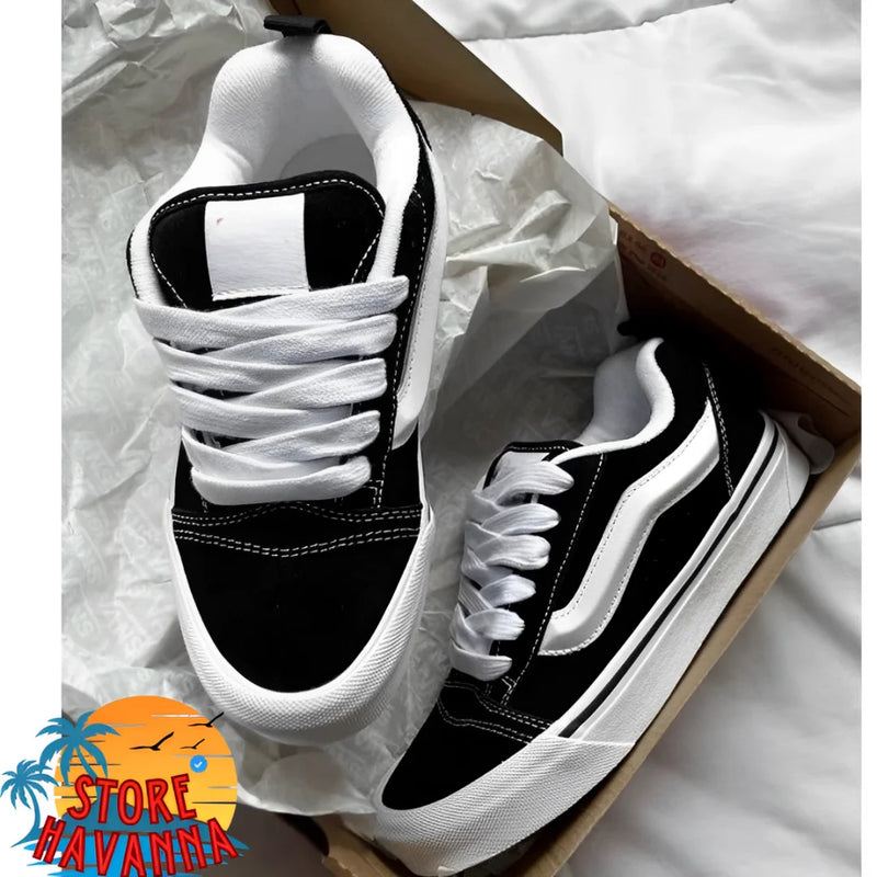 Tênis Skate na Moda Knu Masculino e Feminino Promoção Antiderrapante