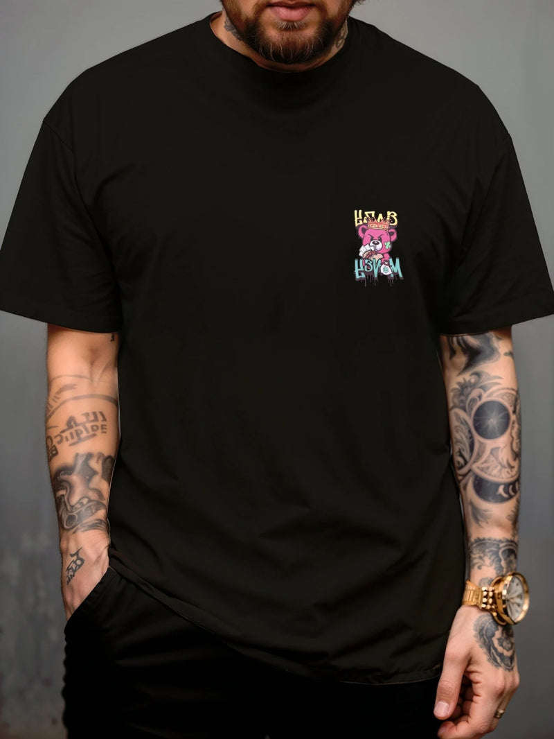 Camiseta Masculina Streetwear Unissex Bear Money