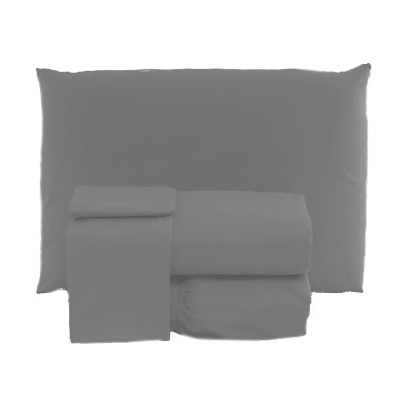 Lençol de Microfibra com Elástico para Cama (Queen e Solteiro) – Cores Variadas