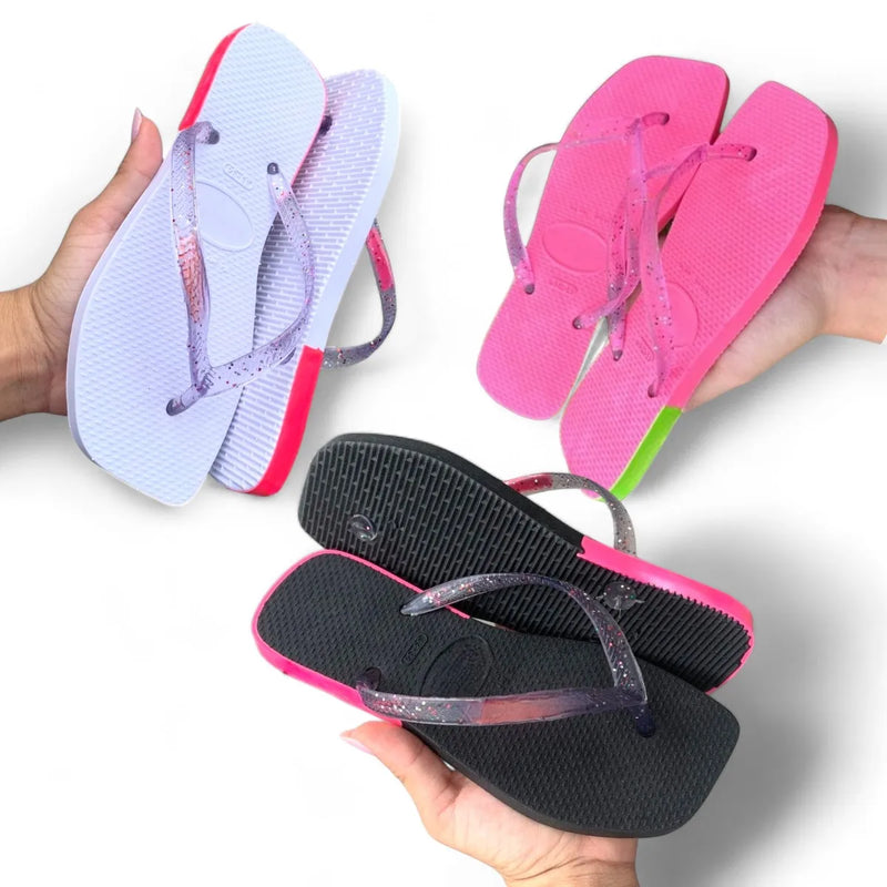 Kit com 3 Chinelos Femininos – Luxo, Conforto e Estilo Incomparável a Cada Passo