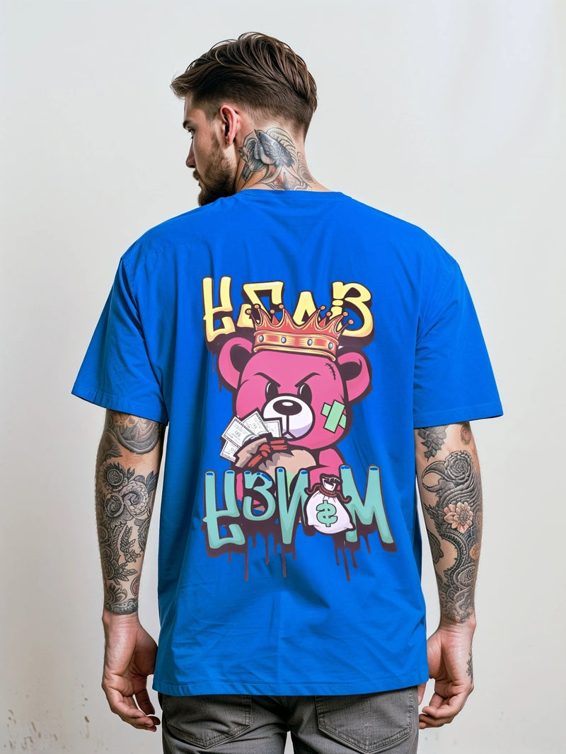 Camiseta Masculina Streetwear Unissex Bear Money