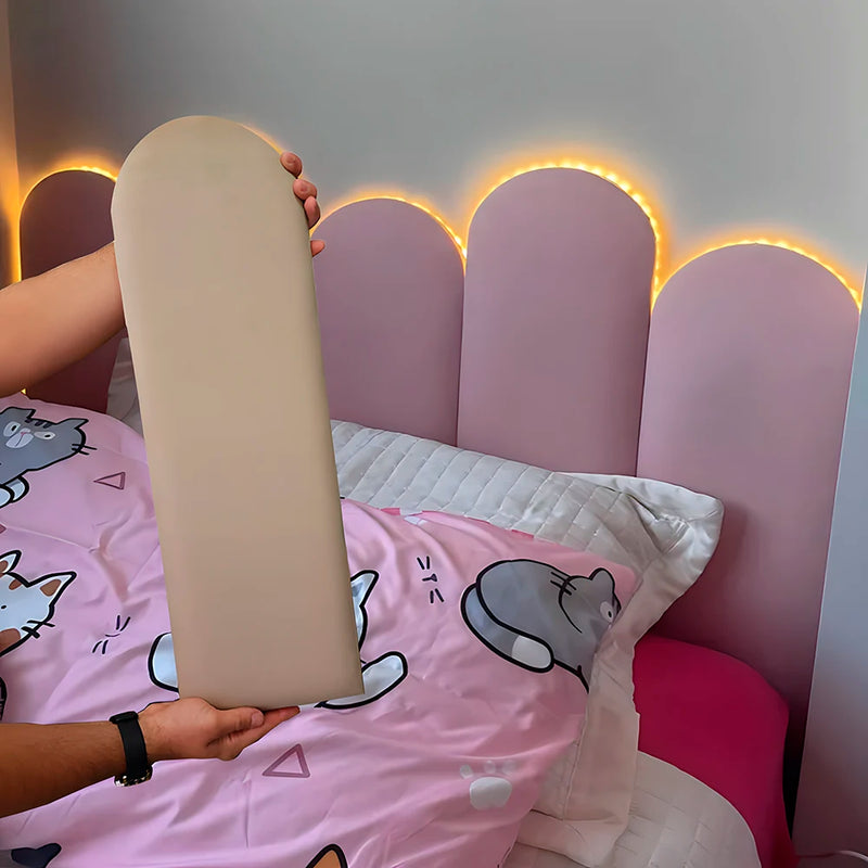 Cabeceira Decorativa Modulável Nuvem para Cama de Solteiro/Casal - 1 Módulo