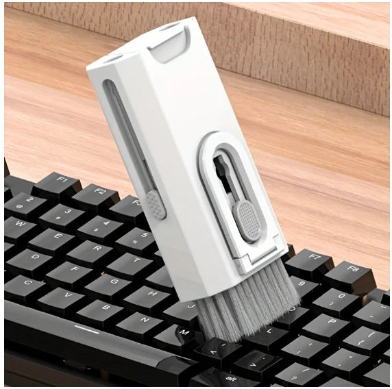 Kit Multifuncional Portátil 8 em 1 com Escova para Limpeza de Teclado, Computador, Headset e Ferramentas - Loja Neverdie