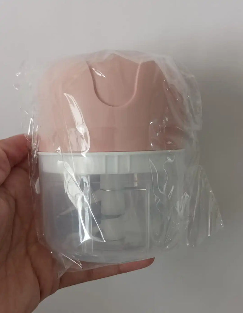 Mini Processador Elétrico Bivolt USB com 3 Lâminas (Cores Variadas)