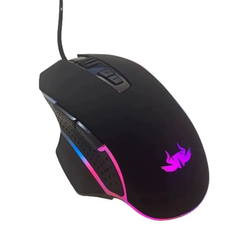Wired RGB Led Mouse Gamer With Side Buttons 4800DPI To Play Gamming Mouse Mouse PC Ergonomic Computer Gamer