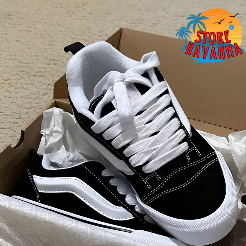 Tênis Skate na Moda Knu Masculino e Feminino Promoção Antiderrapante