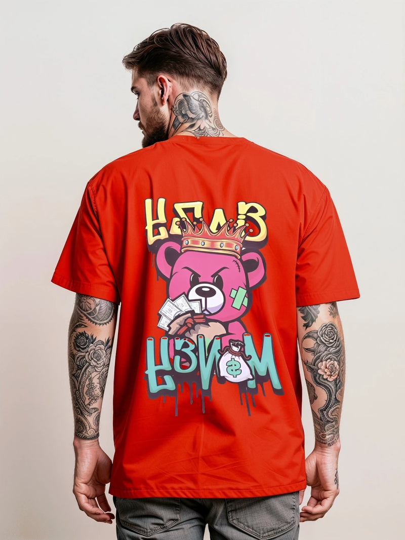 Camiseta Masculina Streetwear Unissex Bear Money