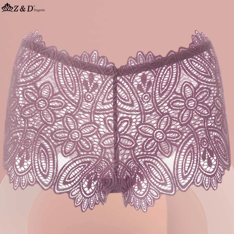 Kit com 5 Calcinhas Lingerie Renda Caleston