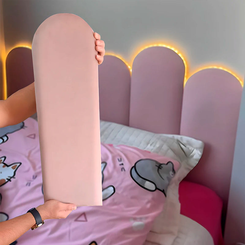 Cabeceira Decorativa Modulável Nuvem para Cama de Solteiro/Casal - 1 Módulo