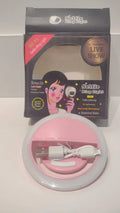 Ring Light para celular com carregamento usb fácil uso