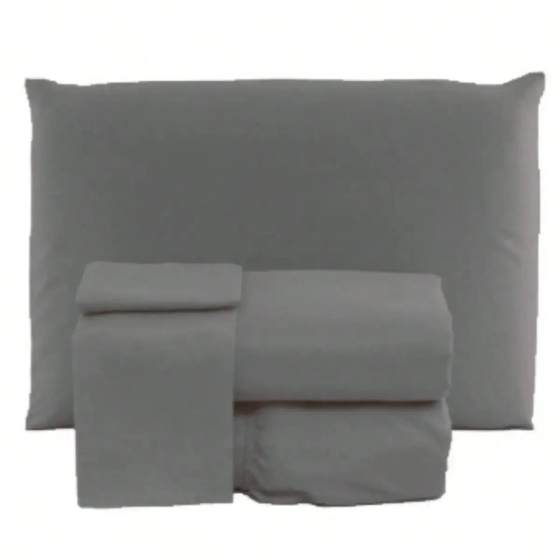 Lençol de Microfibra com Elástico para Cama (Queen e Solteiro) – Cores Variadas