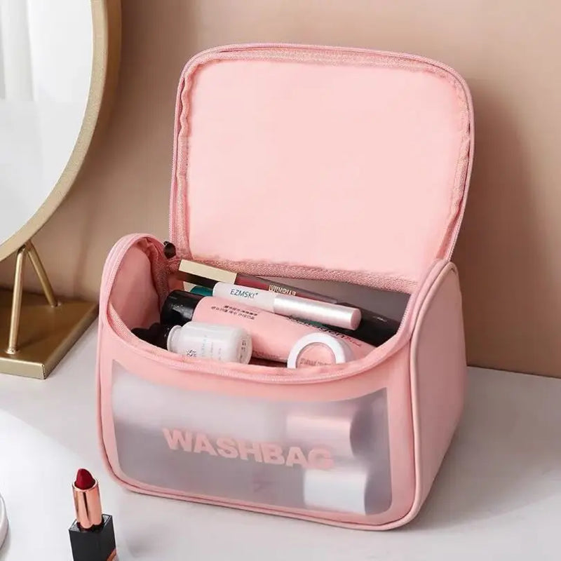 Bolsa necessaire de maquiagem prova d'agua multifuncional para viagem 1 Unidade cores enviadas aleatoria
