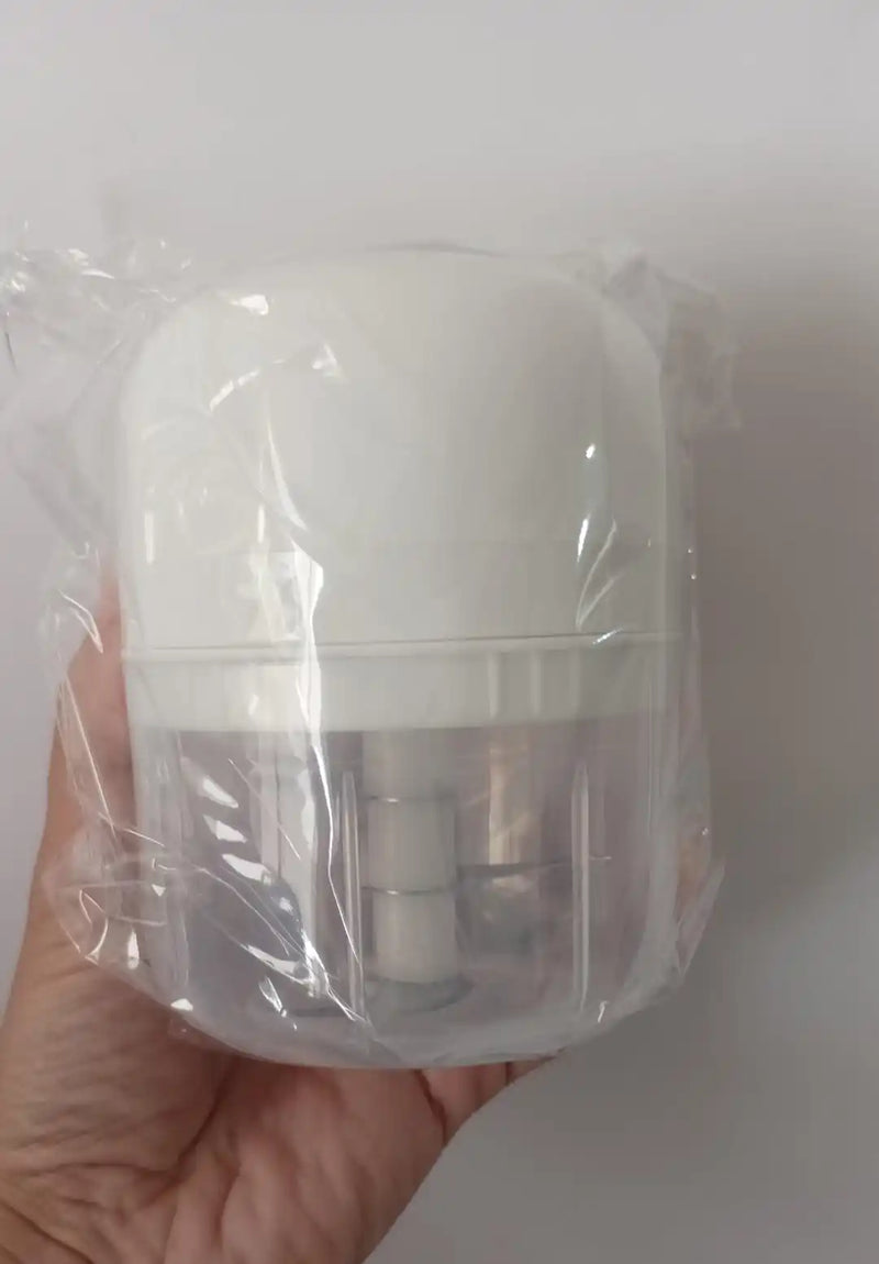 Mini Processador Elétrico Bivolt USB com 3 Lâminas (Cores Variadas)