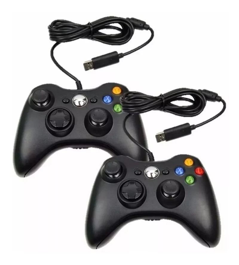 Controle com Fio Xbox 360 e PC – Joystick USB para Games – Compatível com Xbox 360, Xbox 360 Fat e PC (Windows)