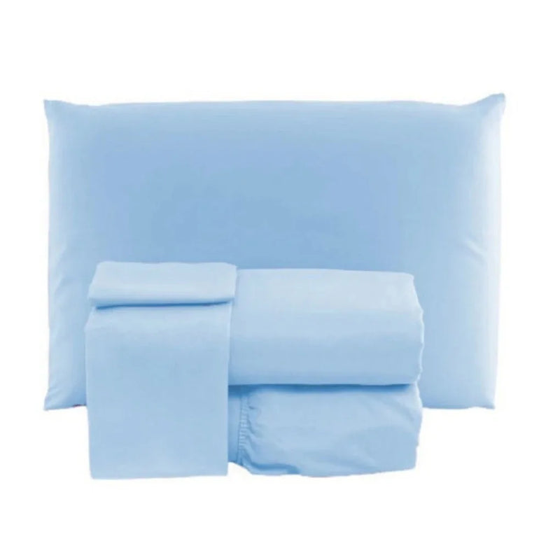 Lençol de Microfibra com Elástico para Cama (Queen e Solteiro) – Cores Variadas