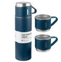 Garrafa Térmica 500ml Com Xícara Café Chá a Vácuo Inox Com 3 Xícaras Vacuum Flask Set 500ml Várias Cores Embalagem Presente