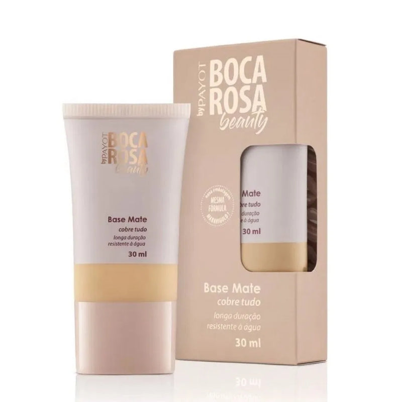 Base Boca Rosa Beauty by Payot – Matte Alta Cobertura Cor 03 Francisca – 30ml