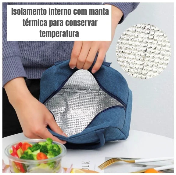 Bolsa Térmica Portátil com Design Moderno