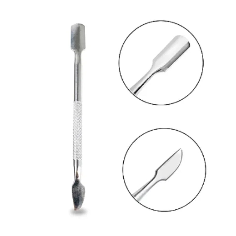 Empurrador de Cutícula em Aço Inoxidável – Ferramenta Profissional para Manicure