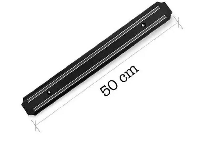 Barra Magnética de 50 cm para Facas e Utensílios de Cozinha Multifuncionais