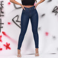 Calça Jeans Feminina Skinny Cintura Alta