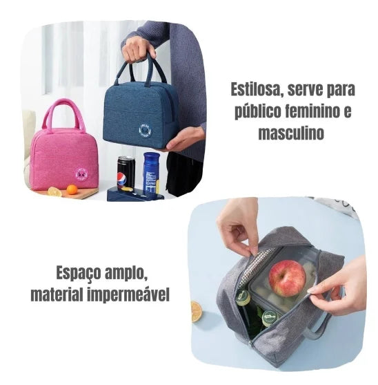 Bolsa Térmica Portátil com Design Moderno