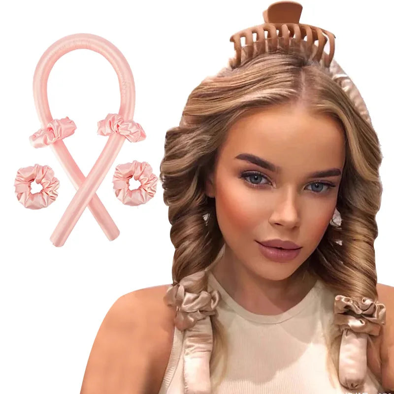Kit de Modelagem Antifrizz Satin Curl + Dois Scrunchies