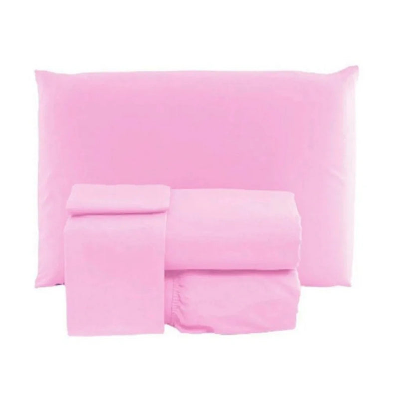 Lençol de Microfibra com Elástico para Cama (Queen e Solteiro) – Cores Variadas