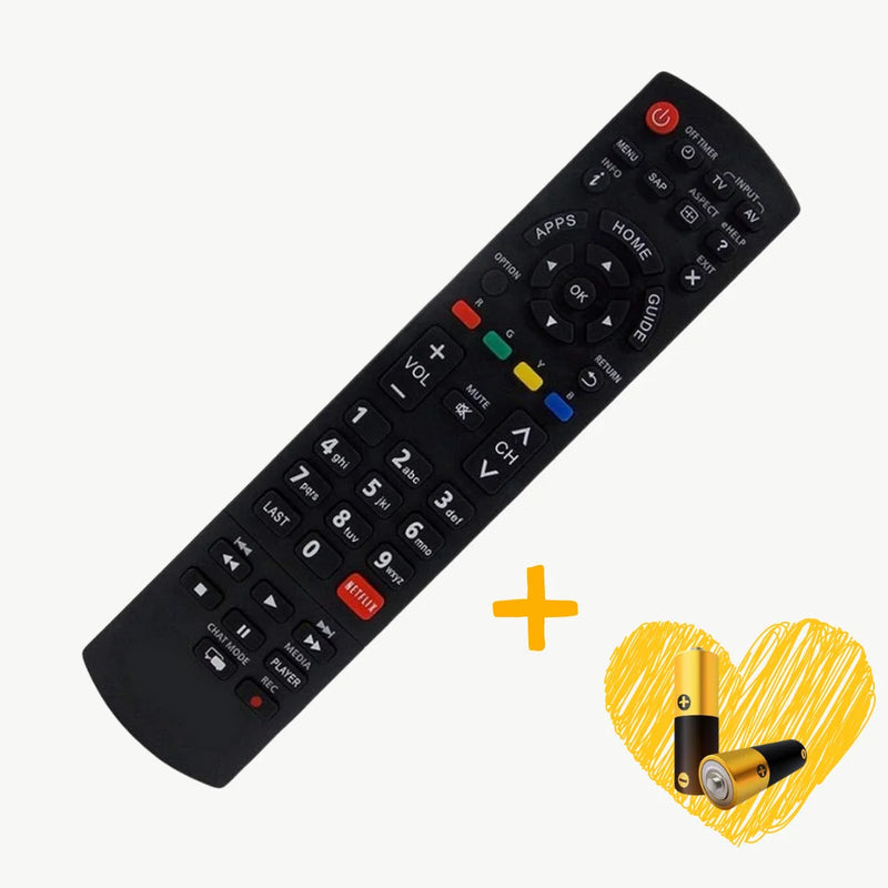 Controle Remoto para TV LCD/LED Panasonic Smart com Netflix