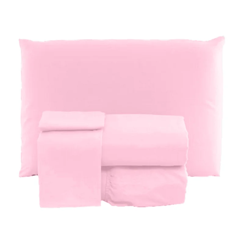 Lençol de Microfibra com Elástico para Cama (Queen e Solteiro) – Cores Variadas