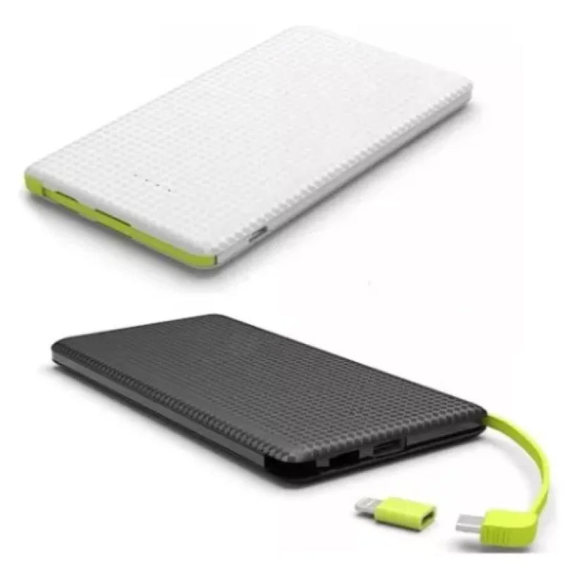 Carregador Portátil 5.000 Mah Power Bank V8 E Lightning