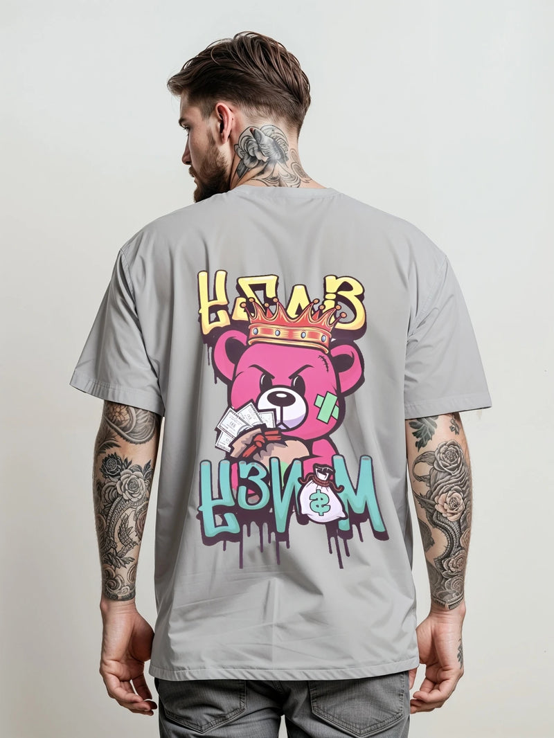 Camiseta Masculina Streetwear Unissex Bear Money