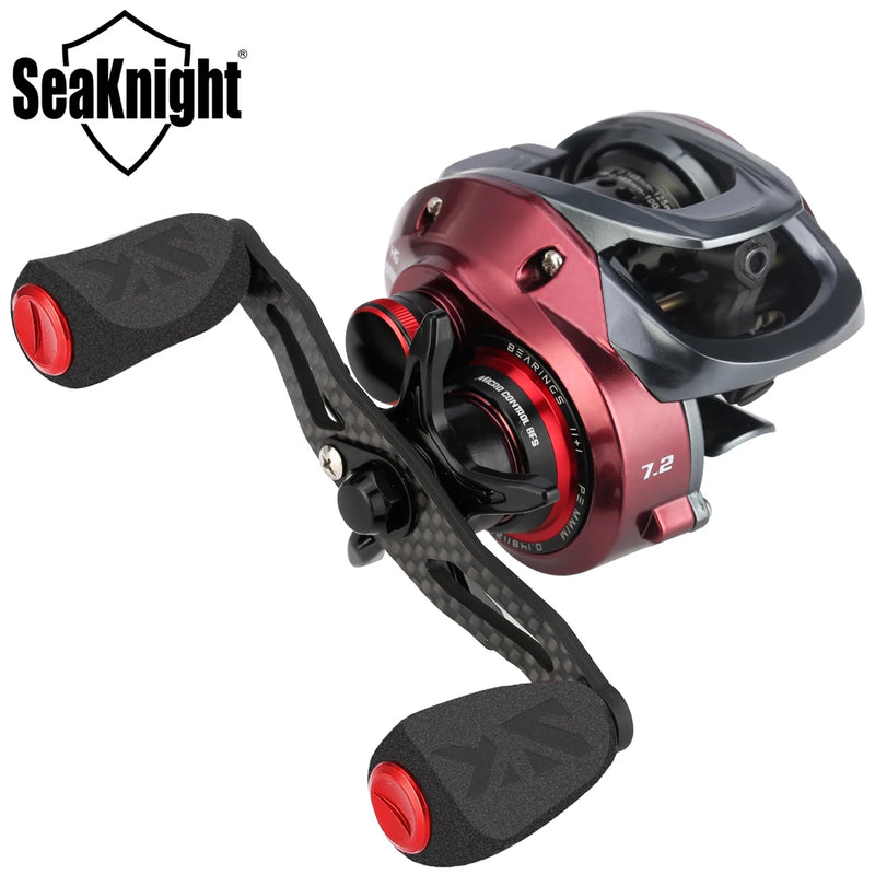 Carretilha SeaKnight RED FOX BFS – Bait Finesse System (BFS) Design Profissional, Leveza Extrema e Desempenho de Alta Precisão