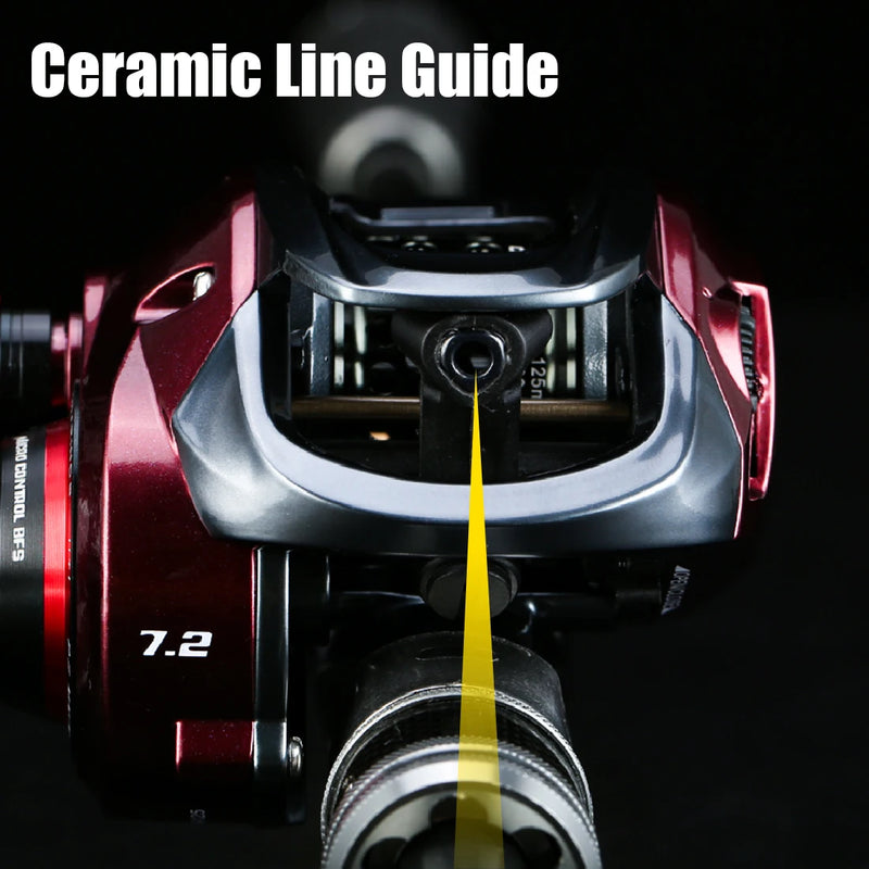 Carretilha SeaKnight RED FOX BFS – Bait Finesse System (BFS) Design Profissional, Leveza Extrema e Desempenho de Alta Precisão