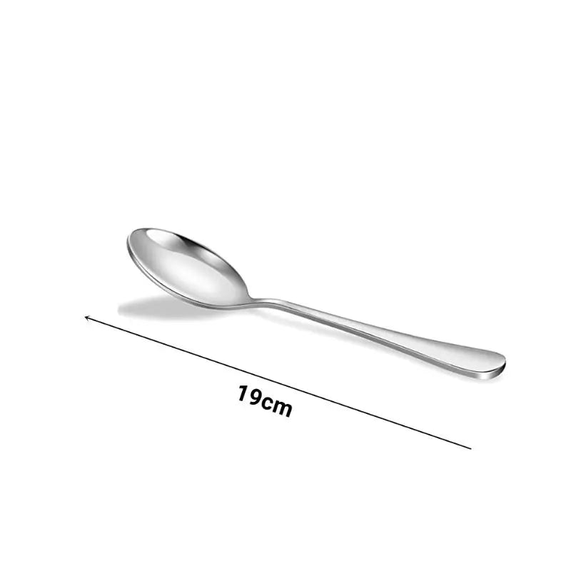 (C/ 6 Kit) Colher Taber de Aço Inoxidável para Sopa