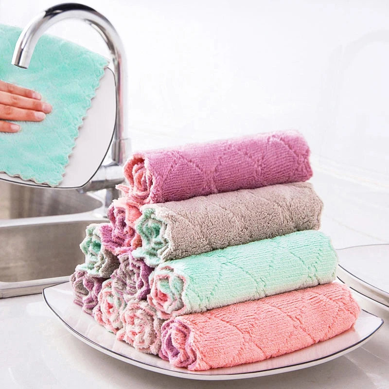 Pano Absorvente Anti-óleo para Cozinha / Toalha de Limpeza / Toalha de Mesa