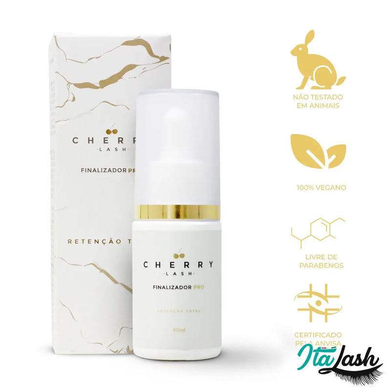Pro Cherry Finisher para Extensão de Cílios – 40ml