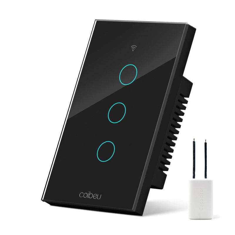 Interruptor Inteligente WiFi – Sem Neutro, Compatível com Alexa, Alexia e Tuya, Interruptor Touch, Controle Remoto – Brasil  Tomada Inteligente WiFi