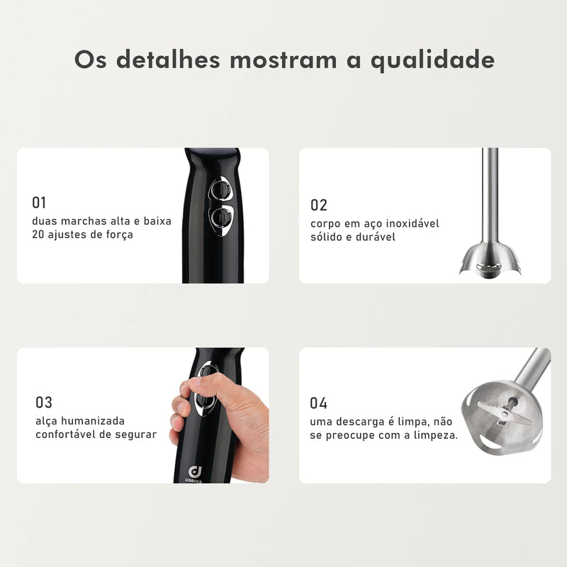 Liquidificador Mixer 127V Coibeu — Mini Liquidificador Portátil Elétrico